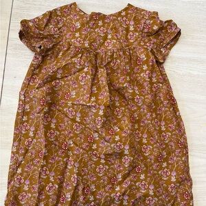Bonpoint  Floral Brown Dress